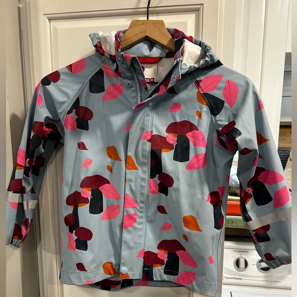 REIMA girls Vesi Blue Dream Raincoat